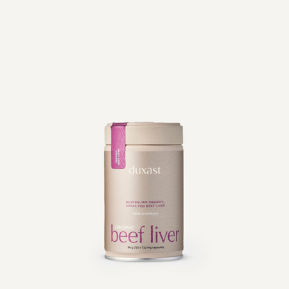Organic Grass-Fed Beef Liver | 120 capsules